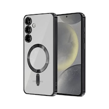 Newface Samsung Galaxy Uyumlu A36 Kross Magneticsafe Kapak - Siyah Diğer