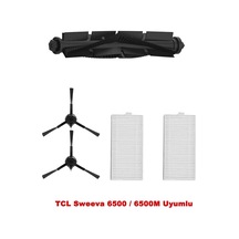 Tcl Uyumlu Sweeva 6000m / 6500m Moplu Model Uyumlu Yedek Fırça Filtre Seti