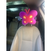 Kelebek Figürlü Oto Yastık 28 Cm Silikon Elyaf