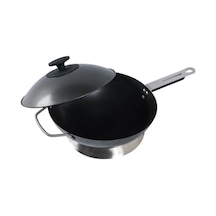 Aygaz Gurme Barbekü Wok Gri - Siyah