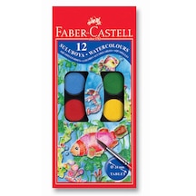 Faber Castell Redline Suluboya 12 Renk Küçük Boy 24 MM