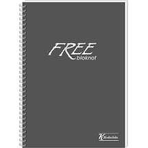Keskin Color Bloknot Free Office Üst Spiralli A7 42 Yp Çizgi
