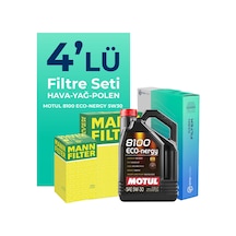 Citroen C1 1.0 Benzinli Filtre Bakım Seti Motul Motor Yağlı 2005-2014 4 Lü 8200BKMFLSHNGFL31847