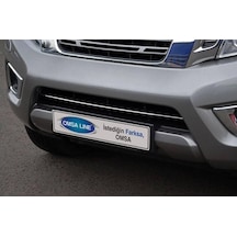 Omsa Line Nissan Navara İle Uyumlu Krom Ön Tampon Çıtası 2016 Ve Sonrası