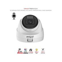 Hac T1a21p U Il A 0280b Kamera 1080p Renkli Gece Görüşlü Mikrofonlu Dome Kamera