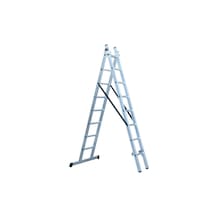 2x2,5 5 Mt +1 A Tipi Alüminyum Sürgülü Merdiven 63x25 Çok Amaçlı/pratik/kolay -