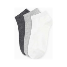 Gloria Jeans Temel Kısa Çoraplar 3 Çift 402023788 Beyaz