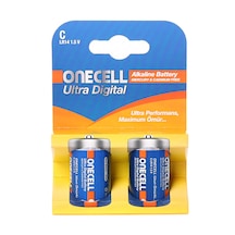 Onecell LR14 1.5 V Ultra Dijital Alkalin C Boy Pil 2'li