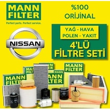 Nissan Qashqai 1.6 Dcı Mann-Filter Filtre Bakım Seti 2014-2017 (495302794)