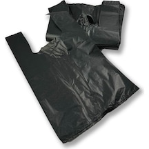 Şeylişeyler - A Kalite Siyah Manav Atlet Poşet Orta Boy 5 Kg