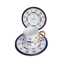 Timeless 6 Kişilik Kahve Fincanı Takımı Lacivert Mxg-05106