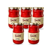 Sade Organik Biber Salçası 610 Gr 5 Li
