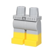 Minifigür Parçaları: Legs Decorated, Bacak, Ayak: 970c00pb1569