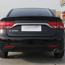 Mercedes Benz C200 Bagaj Yazı Abs Krom Kaplama Lüks