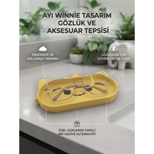 Sevimli Sarı Karakter Figür Tasarımlı Gözlük Tutucu Ve Çok Amaçlı Organizer