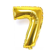 Altın Sarısı Folyo Rakam Balon 1 Metre Diğer