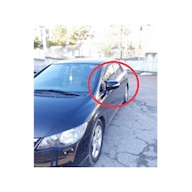 Civic Fd6 Batman Yarasa Ayna Kapağı Piano Black 2006 2011