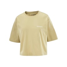 Salomon Salomon Short Tee Kadın Bej Tişört De5 Bej