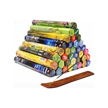 120 Adet 6 Paket Karma Tütsü Ve Kayığı, Çubuk Seti Ve Ahşap Tutucu Abundance Prosperity