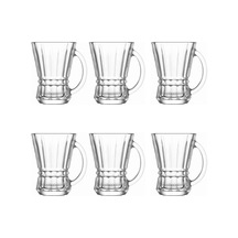 Lav 6 Parçalı Çay Bardağı Seti, Venus Serisi, 150 Ml, İçecek Bardakları Çok Renkli