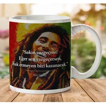 Bob Marley Vazgeçme İki Tarafı Baskılı Kupa Bardak.jpg