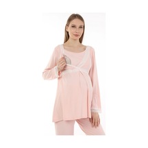 Luvmabelly Myra9700 Hamile Pijama Takımı -pembe-pembe