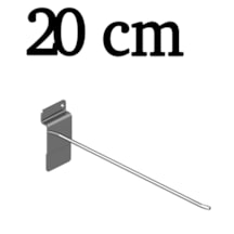 20 Adet 20 Cm Kanallı Pano Kancası, Bijuteri Aksesuar Askı, Kanca