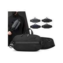 Wepower Erkek Spor Bel Çantası Basit Tek Omuz Satchel Gri Gri