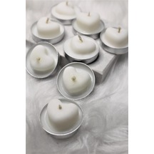 Bottiko%100 Soya Wax Dekoratif Tealight Mum 8'li Beyaz Diğer