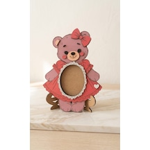 Bebek Resim Çerçevesi Ayıcık Pembe