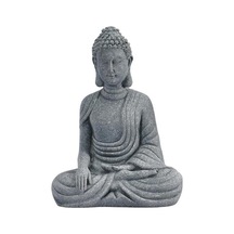 Novahub Buda Heykeli Yaratıcı Detaylı Kırılmaz Duruş Küçük Boyutu Gerçekçi El Boyalı Açık Kapalı Buda Heykeli Oturan Heykelcik S A S A