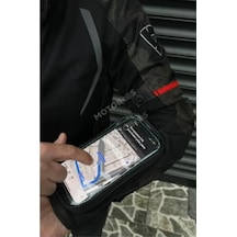 Bike sky Motosiklet Kol Telefon Tutucu Motorsiklet Kol Çantası Su Geçirmez-Gidon Bağlantılı-Dokunmatikli Mt-45