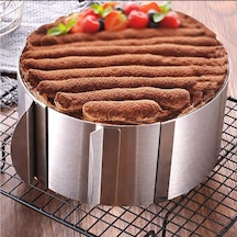 Ayarlanabilir Turta Çemberi 16-30 Cm / Yuvarlak Pasta Kalıbı N11.611