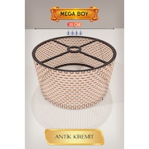 Antik Kiremit Lambader Başlığı 35 Cm Mega Boy