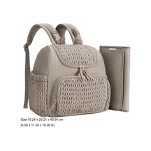 Büyük Kapasiteli Anne Çantası Hafif Moda Arabası Asılı Çanta Gri