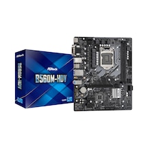 Asrock B560M-HDV Intel B560 5000 MHz (OC) DDR4 Soket 1200 mATX Anakart