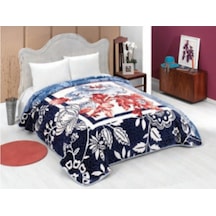 Mink Solana Lüks Vizon Battal Boy Battaniye 986 Mavi 220X240