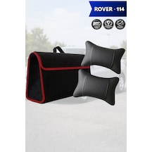 Rover 114 Uyumlu Bagaj Çantası Siyah Renk Koltuk Yastığı Lüks Model