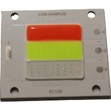 DC24-30V 600-700mA 50W RGB Projektör Çipi DC24-30 Volt 50 Watt Cob Led Projektör Ledi