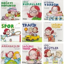 Ada Bunu Biliyor Seri 9Kitap Katlamalı Kitaplar Okulöncesi-1Sınıf