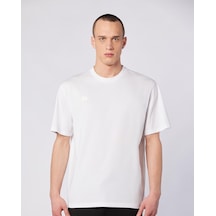 Kappa Logo Adam Erkek Beyaz Oversize Tişört