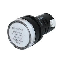 EUROWEST LS-24V-B 22MM BEYAZ LED SİNYAL LAMBASI