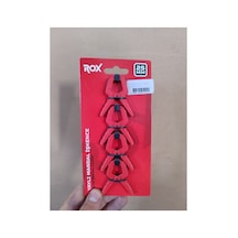 El Tip İşkence Kırmızı Klips Yaylı Kıskaç Hobi Ağız Genişliği 25mm Ağız Derinliği 15mm 1 İnç 4 Ad.