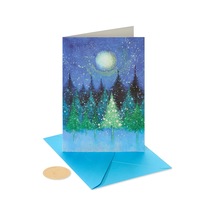 Papyrus Noel Kartları, Zarflar, Mucizeler, Mutluluk Ve Yılın Huzuru, Noel Ağacı 14 Adet
