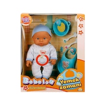 030021 Sunman, Bebelou Yemek Zamanı Sesli Bebek Seti 35 Cm / +3 Yaş - Jfen-891460 1 Adet
