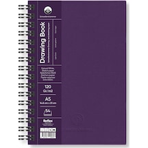 Schoellershammer Drawing Pad Mor Sert Kapak Çizim Defteri 120 Gr A5 54 Yaprak