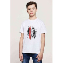 Lion King Baskılı Unisex Çocuk Beyaz T-Shirt