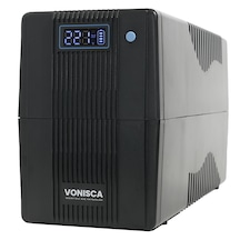 D-650 650va Lcd Kesintisiz Güç Kaynağı Line Interactive 1x12v 7ah Ups Bilgisayar Modem Kamera Pc