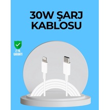 Dayanıklı Tpe Lightning Kablo 30w Hızlı Şarj Ve Veri Transferi Çok Renkli