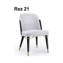 Rez 21 Modern Şık Ergonomik Dayanıklı Konforlu Ahşap Ayaklı Salon Yemek Sandalyesi Modeli Çok Renkli